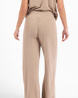 TOMMY ELASTIC WAIST PULL ON PANT-TAUPE