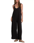 BLACK V-NECK JUMPER
