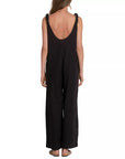 BLACK V-NECK JUMPER