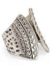 Handmade Brass Ring In Silver Plated - ZRC-044