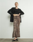AARON & AMBER LEOPARD SKIRT