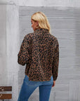 LEOPARD DENIM JACKET
