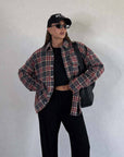 OVERSIZED FLANNEL SHIRT WITH POCKET