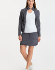 XCVI GREY JETT SKORT