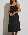 BLACK TIERD DRESS