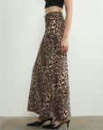 AARON & AMBER LEOPARD SKIRT