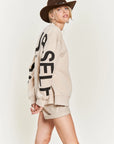 BE YOURSELF SWEATSHIRT/BEIGE