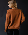 WHISKEY WEATHER BROWN SWEATER