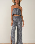 BANDANA SIDE SLIT PANT