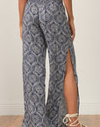 BANDANA SIDE SLIT PANT