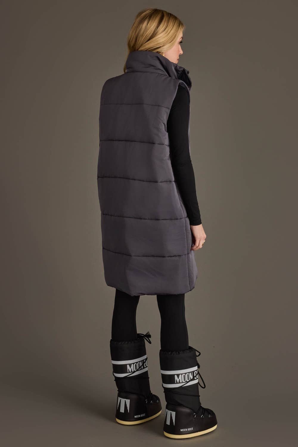 Dk. Gray Long Vest