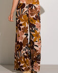 FLORAL PANT W/SIDE SLIT