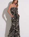BLACK KAUAI PRINT JUMPER