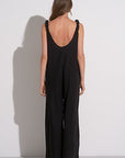 BLACK V-NECK JUMPER