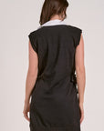 SLEEVELESS SHIRT/SWEATER DRESS