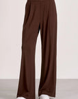 COCOA PLEATED PANTS