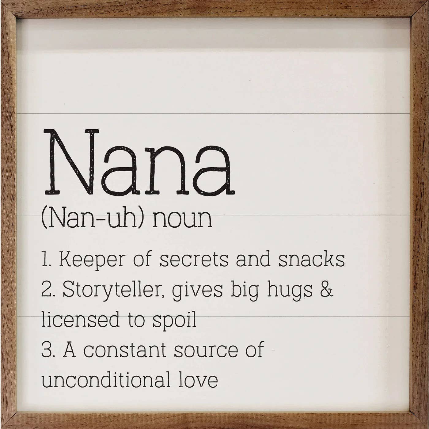 Nana Definition White: 8 x 8 x 1.5