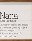 Nana Definition White: 8 x 8 x 1.5