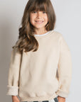 KIDS BE YOURSELF SWEATSHIRT/BEIGE