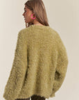 LUREXD FUZZY SWEATER CARDIGAN