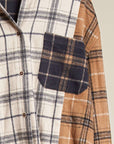 Plaid Oversize Shacket: Multi