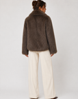 FC0171: The Celeste Fur Coat: Black / S