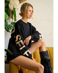 BE YOURSELF SWEATSHIRT/BLACK