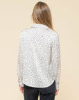 WHITE POLKA DOT BLOUSE