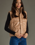 Tan Leather Vest