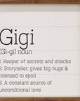 Gigi Definition White: 8 x 8 x 1.5