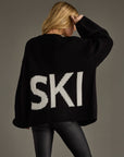 Black Ski Knit Cardigan