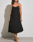 BLACK TIERD DRESS