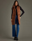 Brown Long Vest