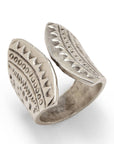 Handmade Brass Ring In Silver Plated - ZRC-044