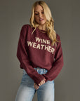 Wine Weather Sweater