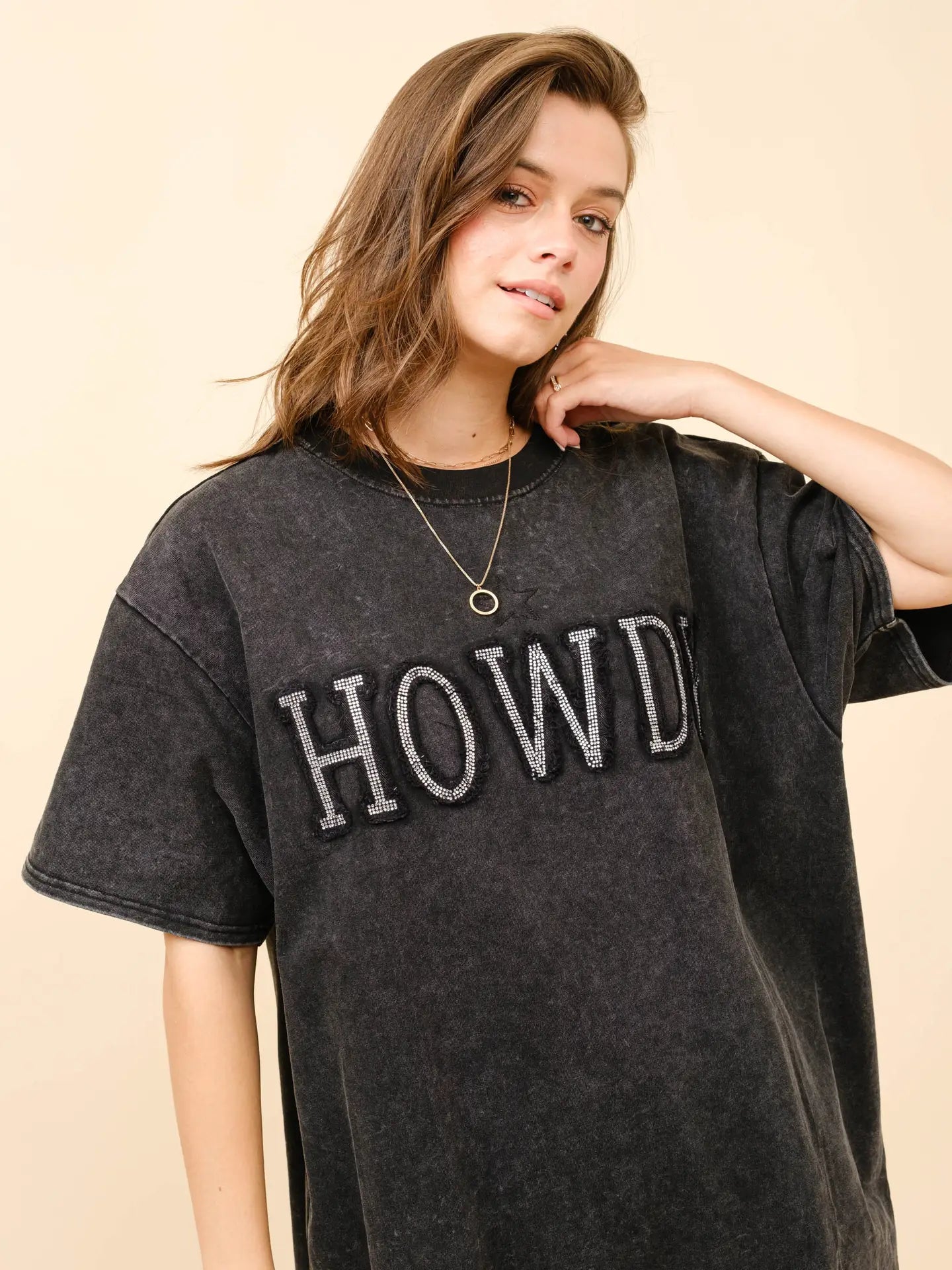 howdy t shirt dress Women's Vintage Howdy T-Shirt Dress | Blue B