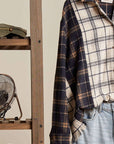 Plaid Oversize Shacket: Multi