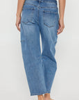OPEN PACK Mid Waist Barrel Jeans XP7028