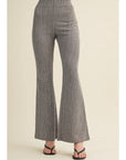 VINTAGE TAUPE PANT WITH A FLARE BOTTOM