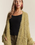 LUREXD FUZZY SWEATER CARDIGAN