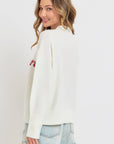 HOLIDAY SWEATER IT'S THE SEASON: IVORY