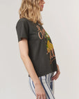 P+T VINTAGE BLACK LEMON CELL0 TEE