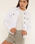 WHITE DENIM JACKET