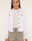 WHITE DENIM JACKET