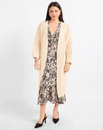 IGGY HAND KNIT CHUNKY LONG CARDIGAN