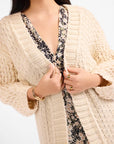 IGGY HAND KNIT CHUNKY LONG CARDIGAN