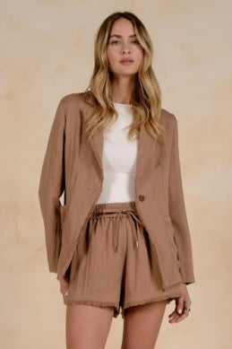 BROWN BLAZER