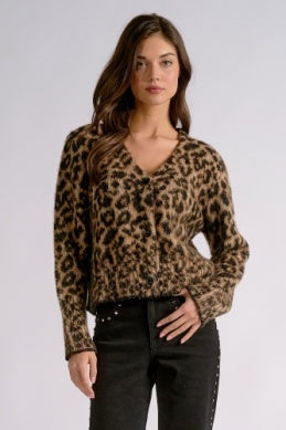 CHEETAH PRINT CARDIGAN