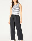 DEX BLK/WHITE STRIPE TANK