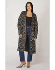 DEX LONGLINE LEOPARD CARDIGAN